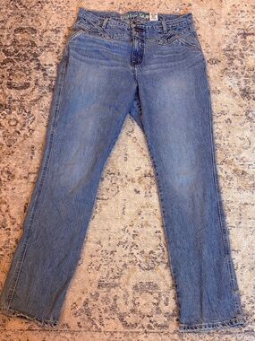Cruel Girl Women's Straight Leg Jeans in Medium Blue Denim